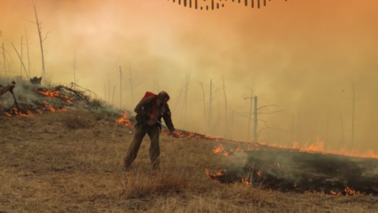 В Прибайкальском нацпарке выгорело около 16 га сухой травы